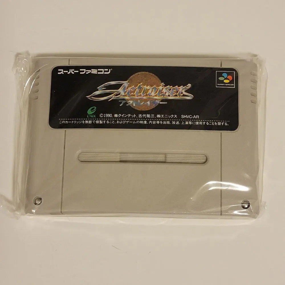 Vintage ActRaiser SFC‎ Super Famicom 1990 SHVC-AR Japan US SELLER